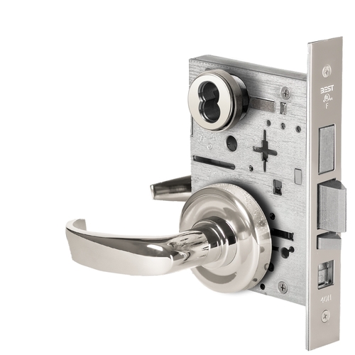 Mortise Lock Bright Chrome