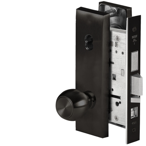 Mortise Lock Flat Black Coated