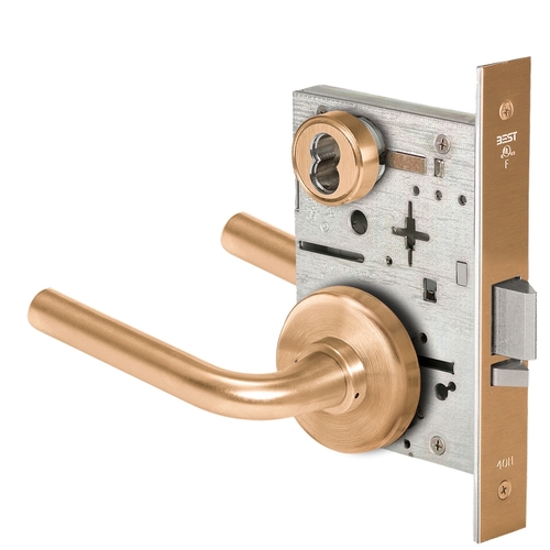 Mortise Lock Satin Bronze Clear Coated