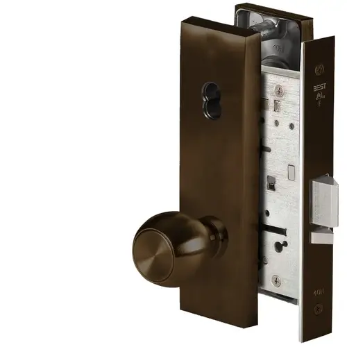 Mortise Lock Dark Bronze Painted