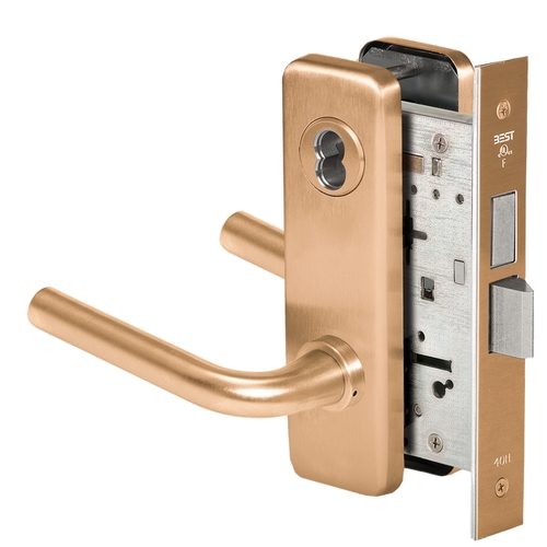 Mortise Lock Satin Bronze Clear Coated