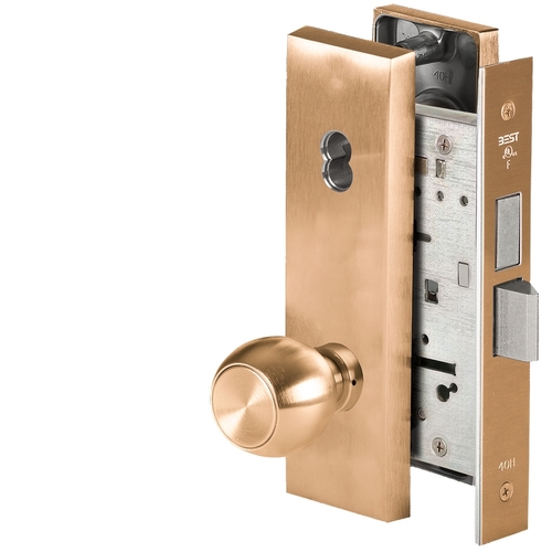 Mortise Lock Satin Bronze Clear Coated