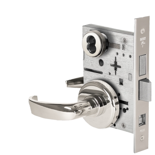 Mortise Lock Bright Stainless Steel