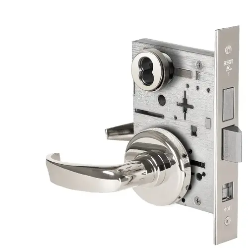 Mortise Lock Bright Chrome