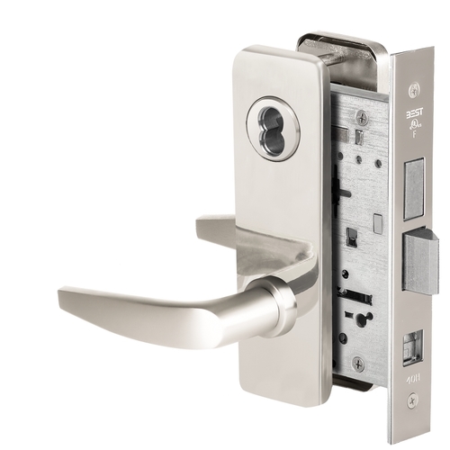 Mortise Lock Bright Stainless Steel