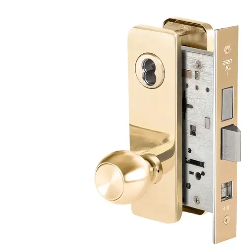 Mortise Lock Bright Brass