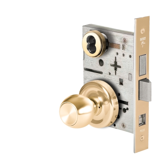 Mortise Lock Bright Brass