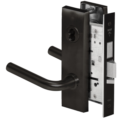 Mortise Lock Flat Black Coated