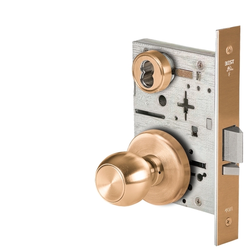 Mortise Lock Satin Bronze Clear Coated