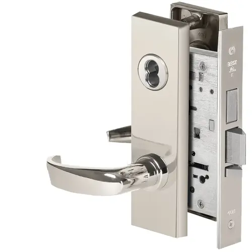 Mortise Lock Bright Chrome