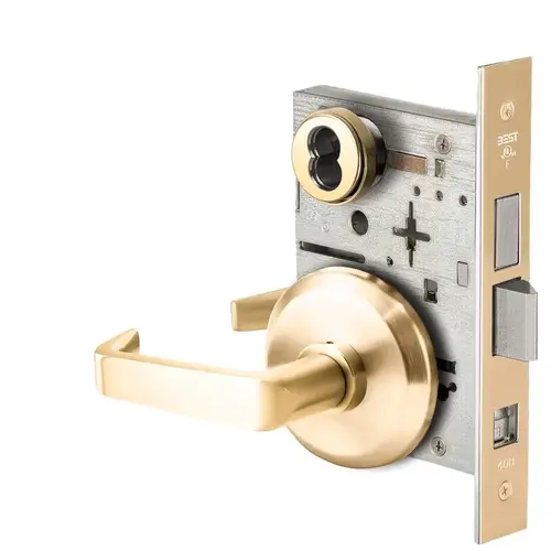 Mortise Lock Bright Brass