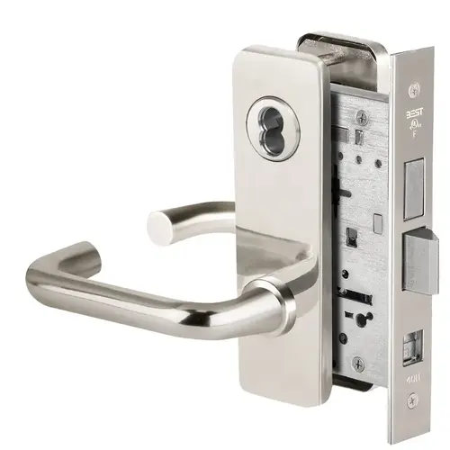 Mortise Lock Bright Stainless Steel