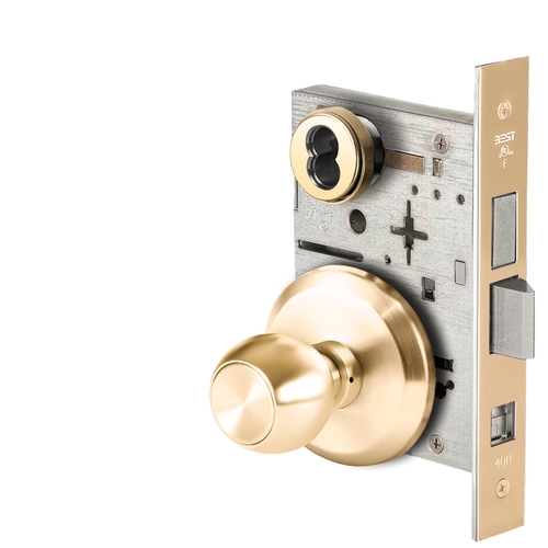 Mortise Lock Bright Brass