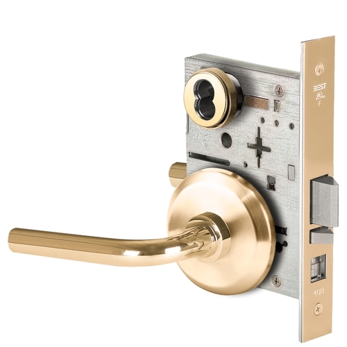 Mortise Lock Bright Brass