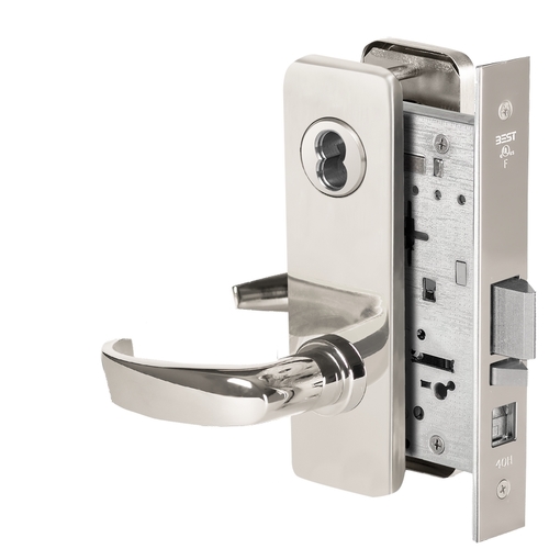 Mortise Lock Bright Chrome