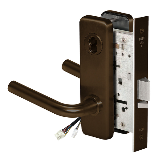 Electric Mortise Lock Dark Bronze Painted