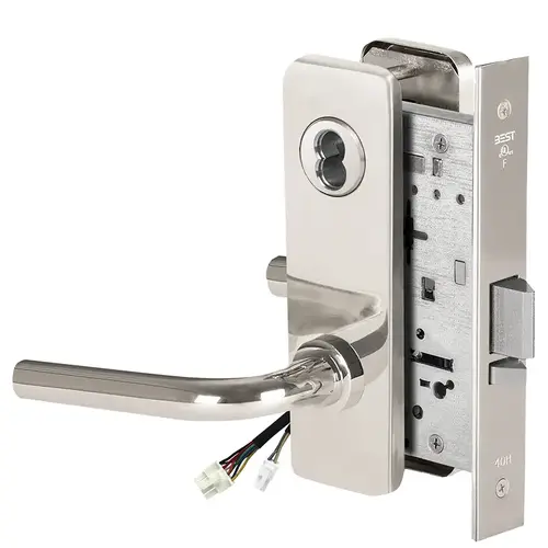 Electric Mortise Lock Bright Chrome