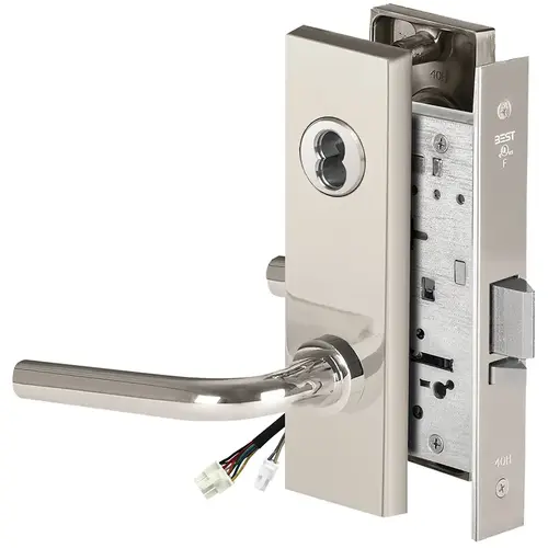 Electric Mortise Lock Bright Chrome