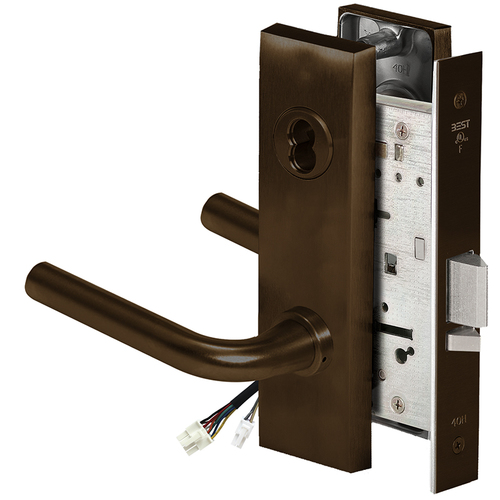 Electric Mortise Lock Dark Bronze Painted