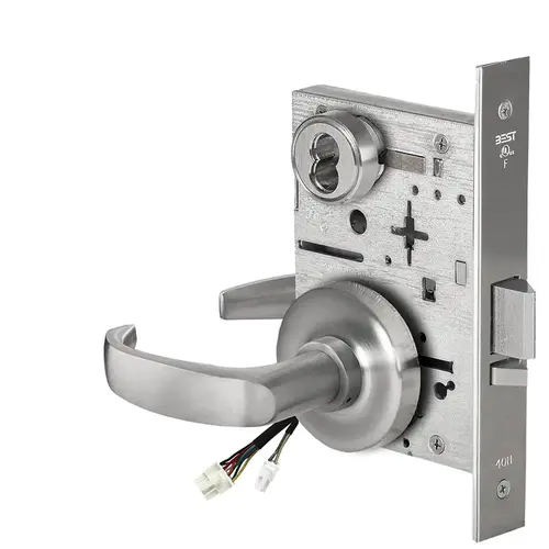 Electric Mortise Lock Satin Chrome