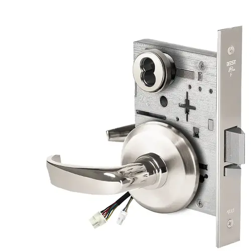 Electric Mortise Lock Bright Chrome