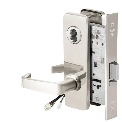 Electric Mortise Lock Bright Stainless Steel