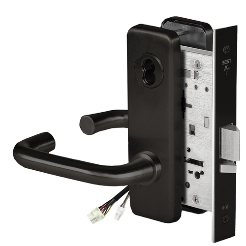 Electric Mortise Lock Flat Black Coated