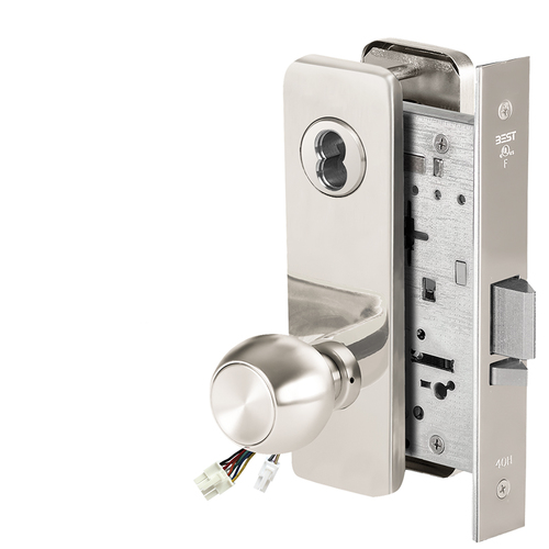 Electric Mortise Lock Bright Stainless Steel