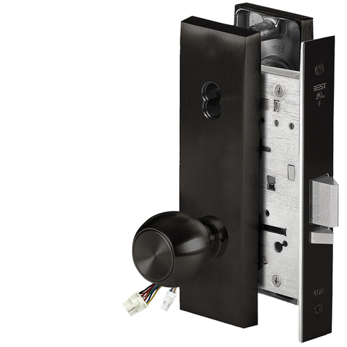 Electric Mortise Lock Flat Black Coated