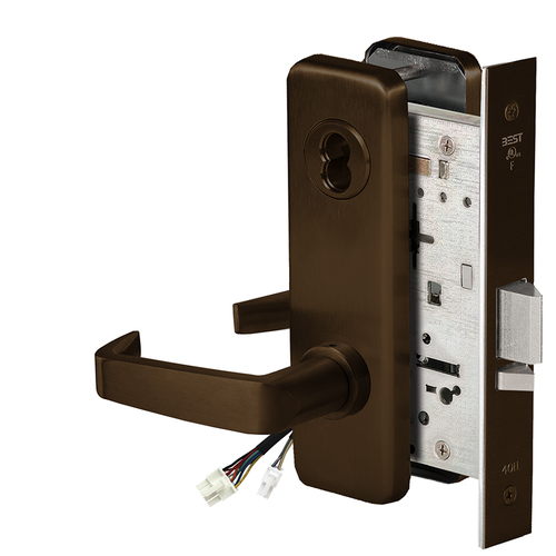 Electric Mortise Lock Dark Bronze Painted