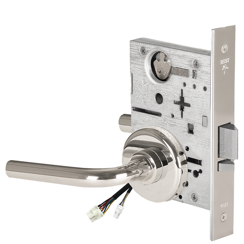 Electric Mortise Lock Bright Chrome