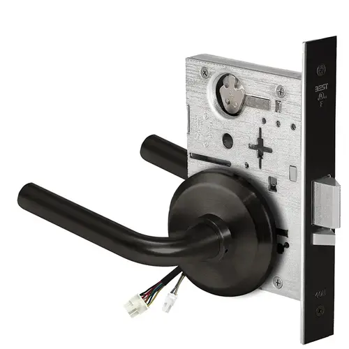 Electric Mortise Lock Flat Black Coated