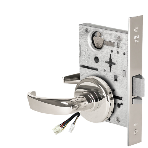 Electric Mortise Lock Bright Chrome