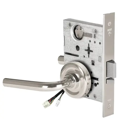 Electric Mortise Lock Bright Chrome