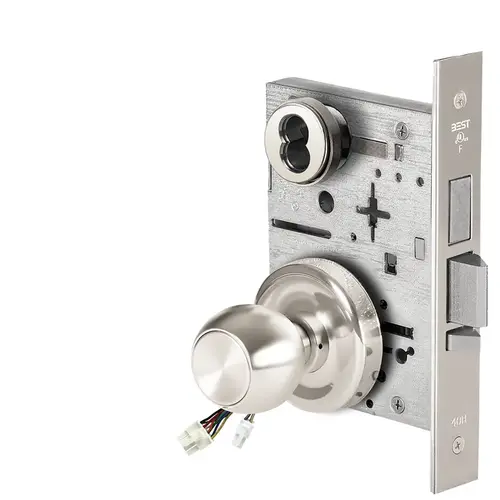 Electric Mortise Lock Bright Chrome