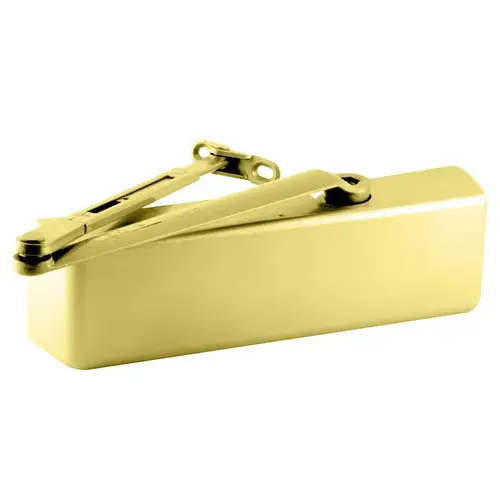 Door Closer Bright Brass