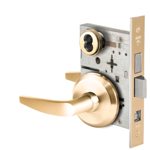 Mortise Lock Bright Brass