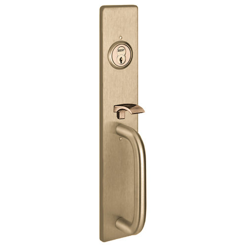 Exit Device Trim Satin Bronze Clear Coated