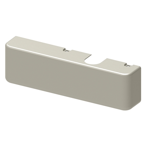 Door Closer Covers Satin Nickel Plated Clear Coated