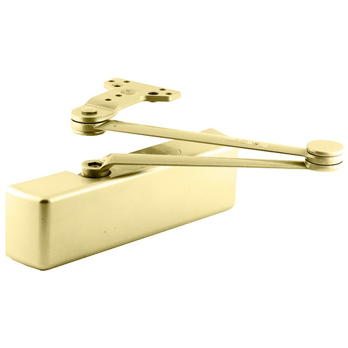 Door Closer Bright Brass