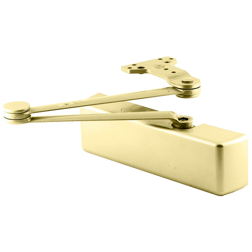 Door Closer Bright Brass