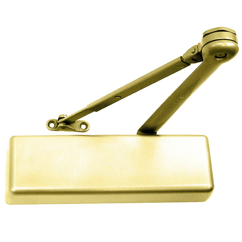 Door Closer Bright Brass