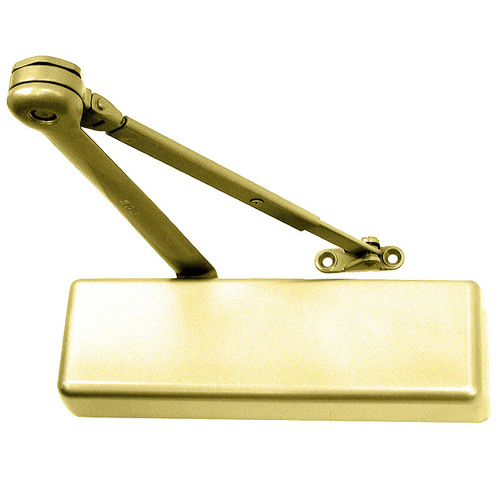 Door Closer Bright Brass