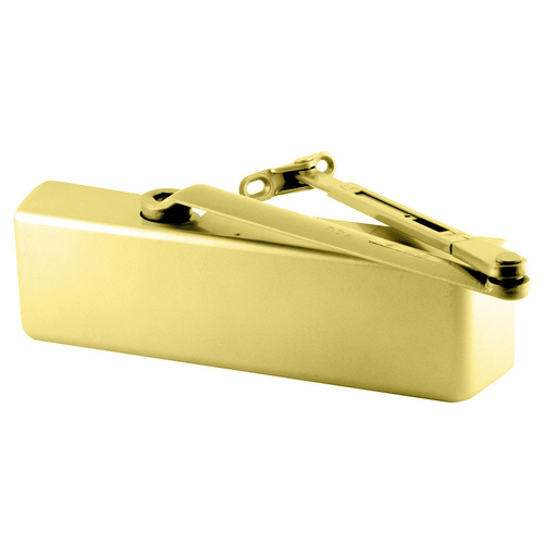 Door Closer Bright Brass