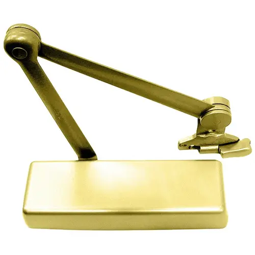 Door Closer Bright Brass