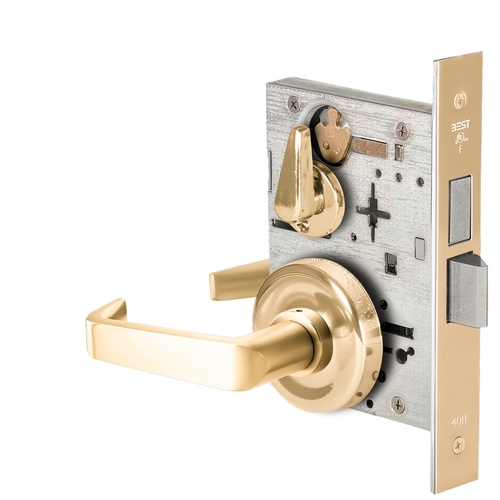 Mortise Lock Bright Brass