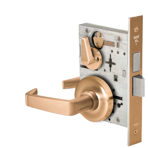 Mortise Lock Satin Bronze Clear Coated