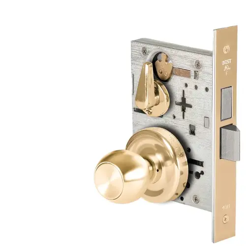 Mortise Lock Bright Brass