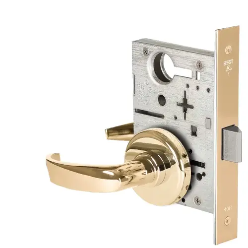 Mortise Lock Bright Brass