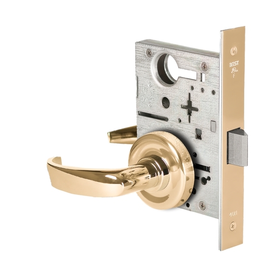 Mortise Lock Bright Brass